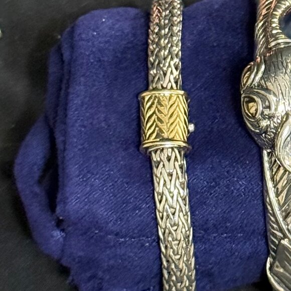 John Hardy Jewelry - John Hardy Classic Icon 18k Gold/Silver Bracelet 6mm